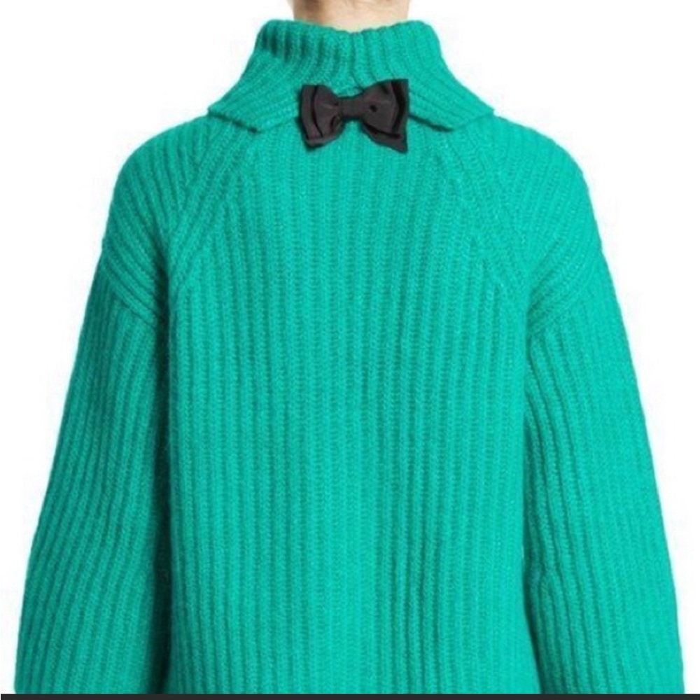 Kate spade green alpaca sweater small